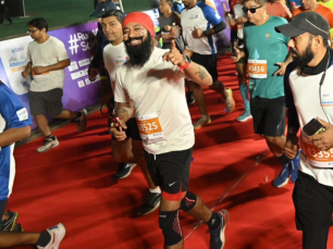 Adani Ahmedabad Marathon 2023 - 10 Km Run Flag Off